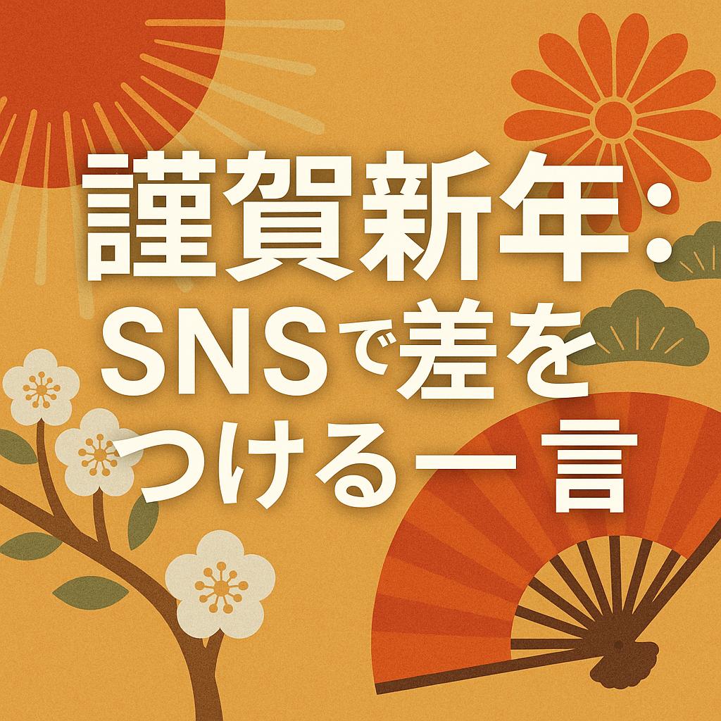 謹賀新年メッセージ例文集：SNSで差をつける一言