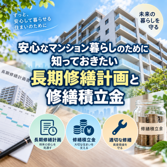 安心なマンション暮らしのために知っておきたい長期修繕計画と修繕積立金